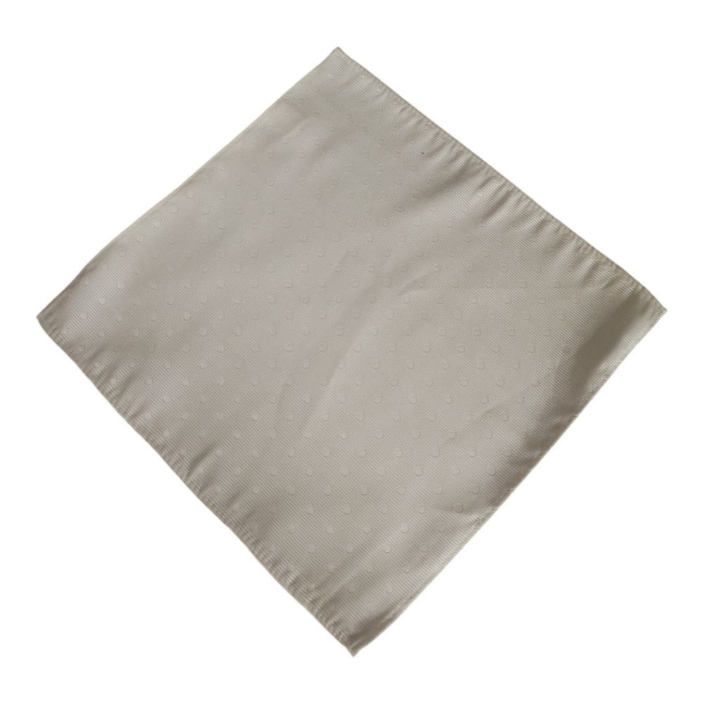 ALLURE MEN'S MULTI-DOT POCKET SQUAR DIAMOND WHITE.